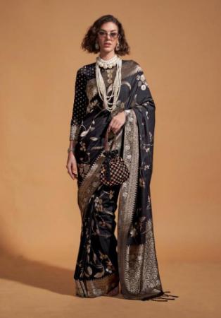 Picture of Splendid Georgette Dark Slate Grey Saree