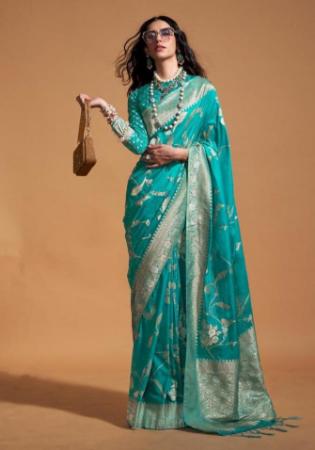 Picture of Radiant Georgette Dark Cyan Saree