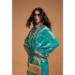 Picture of Radiant Georgette Dark Cyan Saree