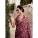 Picture of Bewitching Silk Indian Red Saree