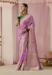 Picture of Elegant Silk Plum Saree