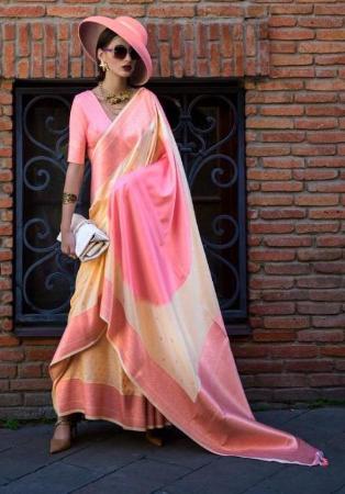 Picture of Sightly Silk Light Coral Saree