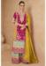 Picture of Classy Chiffon Brown Straight Cut Salwar Kameez