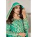 Picture of Admirable Chiffon Dark Cyan Straight Cut Salwar Kameez