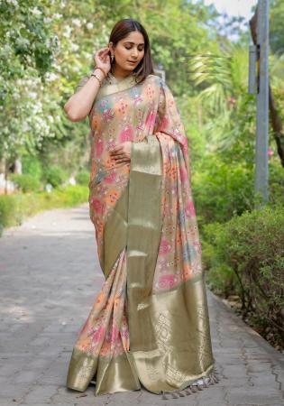 Picture of Ravishing Silk Tan Saree