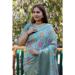 Picture of Beautiful Silk Light Blue Saree