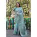 Picture of Beautiful Silk Light Blue Saree