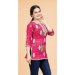 Picture of Rayon & Silk Medium Violet Red Kurtis And Tunic