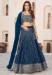 Picture of Gorgeous Georgette Navy Blue Lehenga Choli