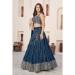 Picture of Gorgeous Georgette Navy Blue Lehenga Choli