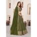 Picture of Wonderful Georgette Dark Olive Green Lehenga Choli