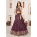 Picture of Fascinating Georgette Brown Lehenga Choli