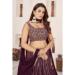 Picture of Fascinating Georgette Brown Lehenga Choli