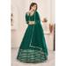 Picture of Amazing Georgette Dark Green Lehenga Choli