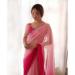 Picture of Alluring Georgette Pale Violet Red Saree