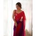 Picture of Ravishing Georgette Dark Red Saree