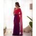 Picture of Ravishing Georgette Dark Red Saree