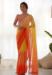 Picture of Resplendent Georgette Chocolate Saree