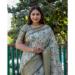 Picture of Amazing Silk Light Slate Grey Saree