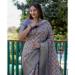 Picture of Enticing Silk Light Slate Grey Saree