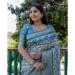 Picture of Statuesque Silk Cadet Blue Saree