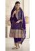 Picture of Sightly Chiffon Indigo Anarkali Salwar Kameez