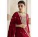 Picture of Bewitching Chiffon Maroon Anarkali Salwar Kameez