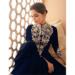 Picture of Georgette Midnight Blue Anarkali Salwar Kameez