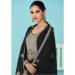 Picture of Excellent Georgette Black Straight Cut Salwar Kameez