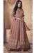 Picture of Excellent Georgette Rosy Brown Anarkali Salwar Kameez