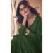 Picture of Georgette Forest Green Anarkali Salwar Kameez