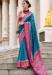 Picture of Stunning Silk Cadet Blue Saree