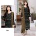 Picture of Beauteous Georgette Black Straight Cut Salwar Kameez