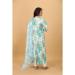 Picture of Rayon & Cotton Light Steel Blue Readymade Salwar Kameez