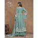 Picture of Georgette Light Slate Grey Anarkali Salwar Kameez