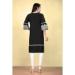 Picture of Wonderful Cotton Black Kurtis & Tunic