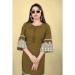 Picture of Gorgeous Cotton Green Kurtis & Tunic