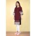 Picture of Resplendent Cotton Brown Kurtis & Tunic