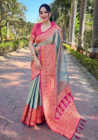 Picture of Charming Silk Slate Grey Saree