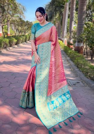 Picture of Fascinating Silk Pink Saree