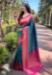 Picture of Shapely Silk Sea Green Saree