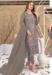 Picture of Superb Georgette Grey Straight Cut Salwar Kameez