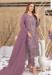 Picture of Comely Georgette Grey Straight Cut Salwar Kameez