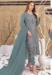 Picture of Georgette Slate Grey Straight Cut Salwar Kameez