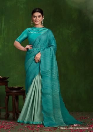 Picture of Splendid Silk Light Sea Green Saree