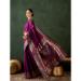 Picture of Comely Silk Plum Saree