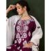 Picture of Taking Rayon Dark Magenta Readymade Salwar Kameez