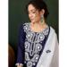 Picture of Grand Rayon Blue Readymade Salwar Kameez