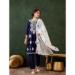 Picture of Grand Rayon Blue Readymade Salwar Kameez