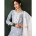 Picture of Rayon Light Steel Blue Readymade Salwar Kameez